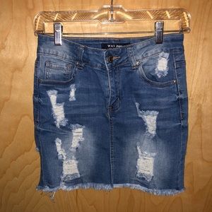 Jean skirt